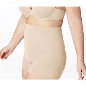 Curveez High Waist Signature Control Shaping Boy Shorts New L Large New